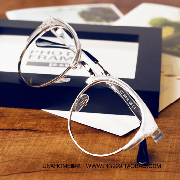 Metal Retro myopia Eyeglass frame men and women 100/150/250/300/500/550 degreein the ZIPPO/Swiss Army Knife/Glasses , Glasses category - from Buy2taobao.com to provide professional Taobao agent buy service