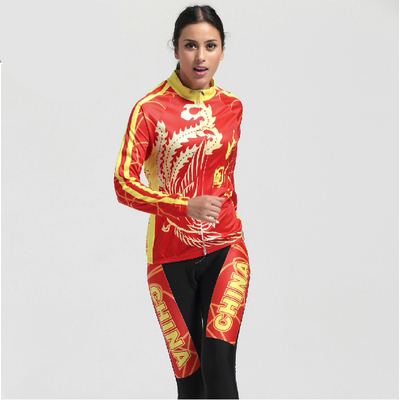 COFIDIS中国凤女款车春秋夏季长袖套装 骑行服轮滑 独轮车服|msdalam kategori Bike/Berbasikal Equipment/Parts, Riding Apparel/Berbasikal Equipment, Jersey - dari Buy2taobao.com untuk memberikan perkhidmatan ejen Taobao profesional membeli