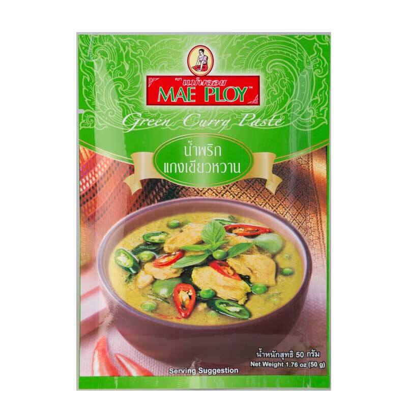 泰娘(MAE PLOY)泰式咖喱酱 泰国进口 绿咖喱酱50g|msdalam kategori beras/Utara-Selatan barangan kering/perasa, perasa/Jam/salad, perasa, Curry - dari Buy2taobao.com untuk memberikan perkhidmatan ejen Taobao profesional membeli