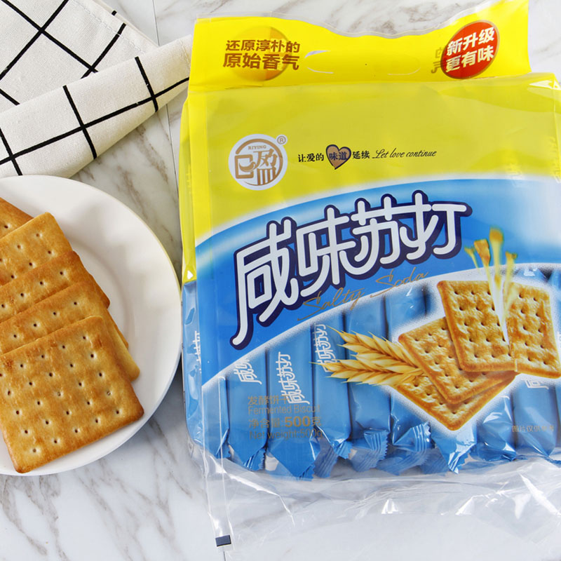日盈食品 咸味苏打500g饼干办公室零休闲小吃点心在类目 零食/坚果/特产, 饼干/膨化, 饼干(新), 苏打饼干中 - 来自Buy2taobao.com提供专业的淘宝代购服务