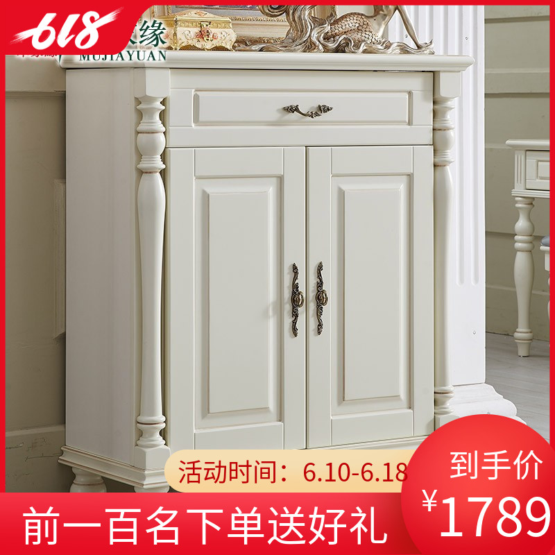 木家缘 欧式鞋柜 边柜 白色鞋柜 二门鞋柜 门厅柜 储物柜在类目 住宅家具, 柜类, 鞋柜中 - 来自Buy2taobao.com提供专业的淘宝代购服务