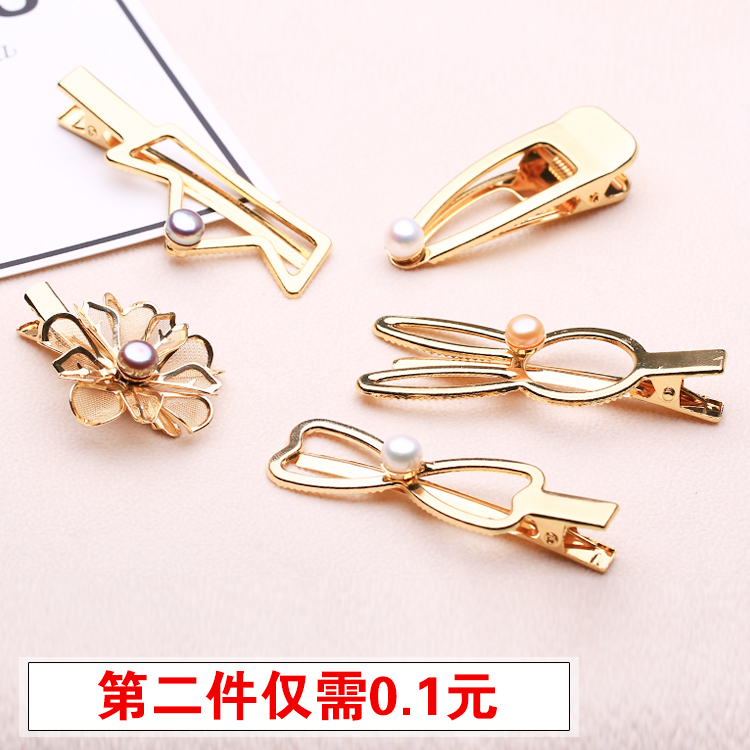 淡水珍珠发夹发饰韩版女时尚甜美鸭嘴夹bb夹刘海夹发卡侧边一字夹在类目 珠宝/钻石/翡翠/黄金, 天然珍珠(新), 其他中 - 来自Buy2taobao.com提供专业的淘宝代购服务