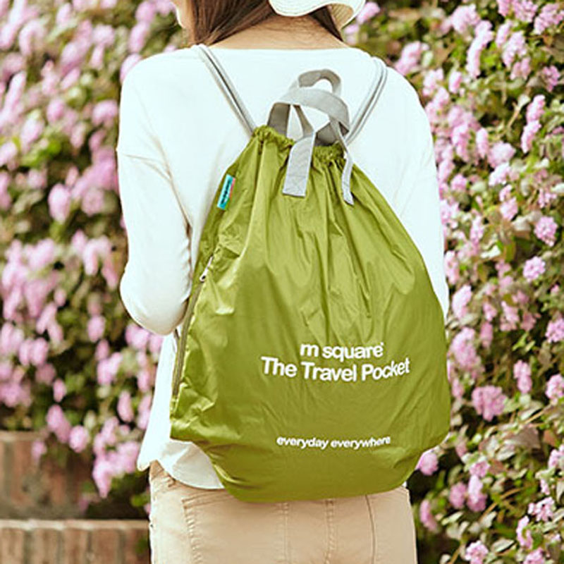 Bundle pocket Drawstring Backpack men and women light Storage bag Travel? motion waterproof fold Skin Packin the Sports bag/Outdoor package/Fitting , Backpack category - from Buy2taobao.com to provide professional Taobao agent buy service