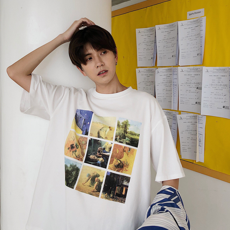 BANGBOY Ultra-fire Box printing cec Short sleeved Chaopai Easy Trend T-shirt insin the Men's clothing, T-shirt category - from Buy2taobao.com to provide professional Taobao agent buy service