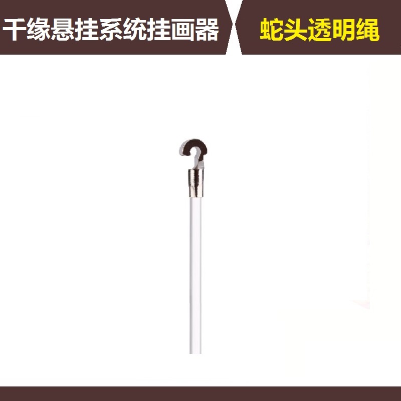 挂画器挂画线绳钩子布展装潢轨道专用自由移动透明蛇头尼龙缆绳在类目 基础建材, 配件专区, 玻璃配件, 钢丝吊码中 - 来自Buy2taobao.com提供专业的淘宝代购服务