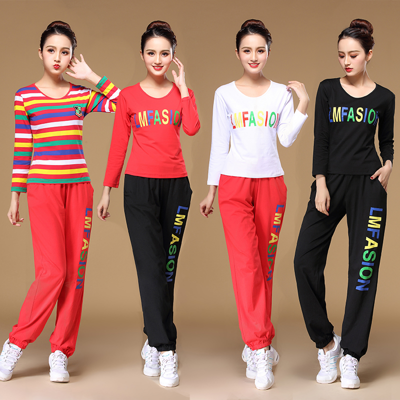 2018夏季杨丽萍广场舞服装新款短袖套装演出服纯棉运动跳舞蹈衣裙在类目 运动/瑜伽/健身/球迷用品, 舞蹈/健美操/体操, 广场舞, 广场舞套装中 - 来自Buy2taobao.com提供专业的淘宝代购服务