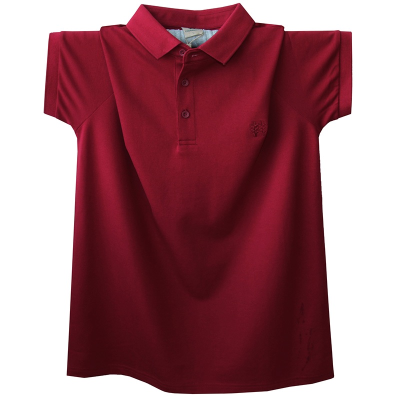 summer man Short sleeved Lapel POLO pure cotton Large Easy business affairs leisure time middle age Solid T-shirt Korean Editionin the Men's clothing, Polo Shirts category - from Buy2taobao.com to provide professional Taobao agent buy service
