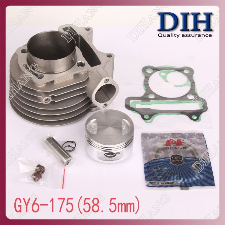光阳GY6豪迈125 150踏板车扩缸改装58.5mm 175cc中缸活塞环套缸在类目 摩托车/装备/配件, 摩托车配件, 气缸体中 - 来自Buy2taobao.com提供专业的淘宝代购服务