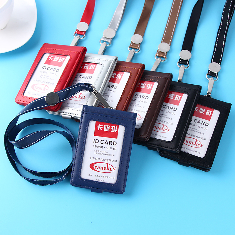 genuine leather Employee's card Ferrule cowhide Ferrule Brand Badge Work cards rope Multi-bit cards Card Holder Kani Qiin the Electronic Dictionary/Electronic paper book/Stationery , Shelves/Display items , Card sets/Card Holder category - from Buy2taobao.com to provide professional Taobao agent buy service