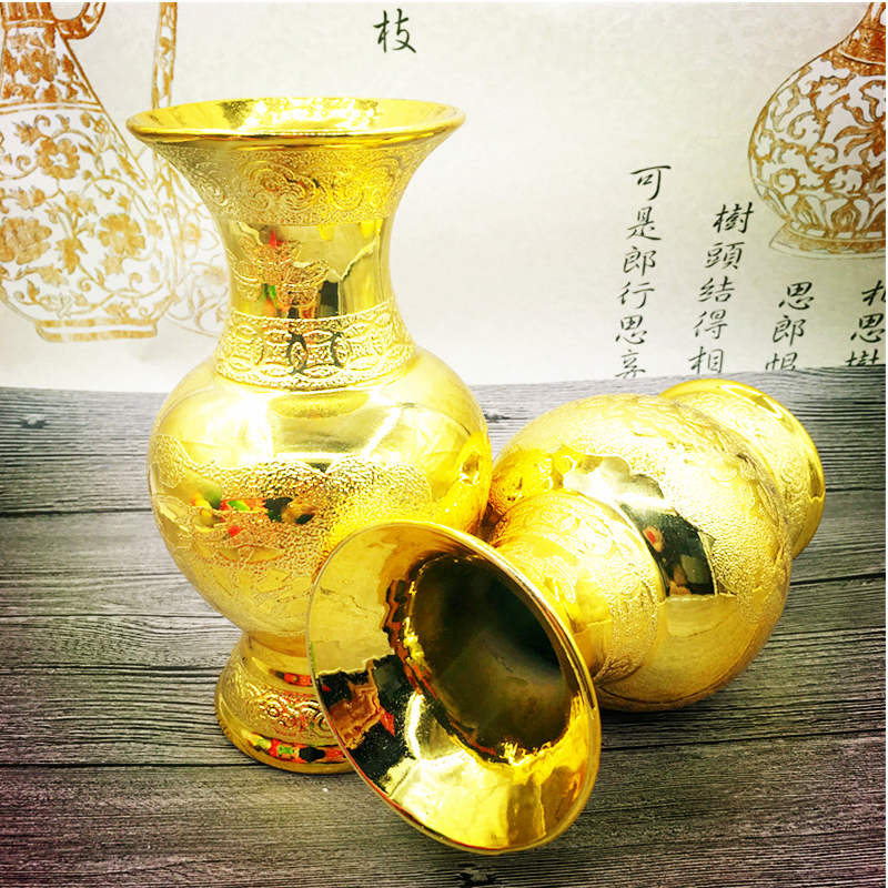 陶瓷金沙供奉花瓶佛堂寺庙家用摆件观音菩萨仙家净水瓶供佛前用品在类目 家居饰品, 花瓶/花器/仿真花/仿真饰品, 花器/花瓶, 花瓶中 - 来自Buy2taobao.com提供专业的淘宝代购服务