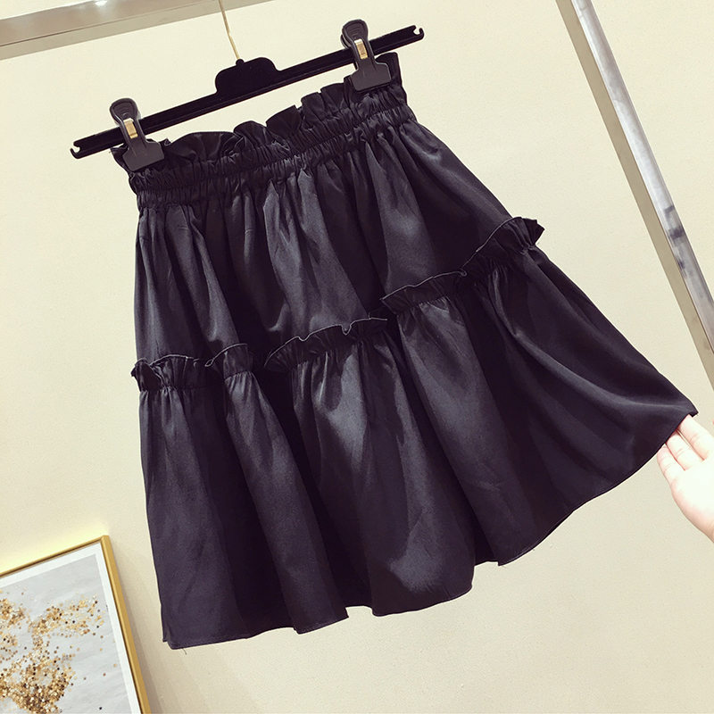 黑色短裙女高腰2019夏季新款韓範寬松顯瘦A字ins超仙仙女半身裙潮在類目 女裝/女士精品, 半身裙中 - 來自Buy2taobao.com提供專業的淘寶代購服務