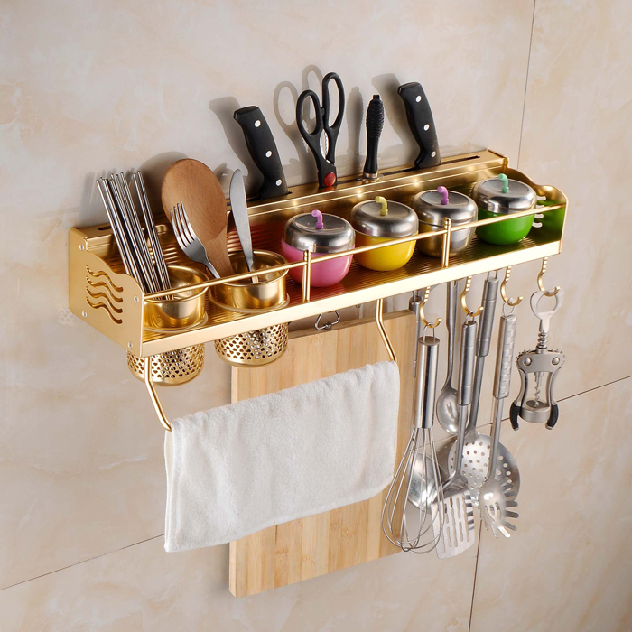 European style To fake something antique Kitchen accessories pylons Shelf Space aluminum golden Tool carrier Spice rack Champagne Goldin the Decoration main material , Kitchen , Kitchen accessories , Shelf category - from Buy2taobao.com to provide professional Taobao agent buy service