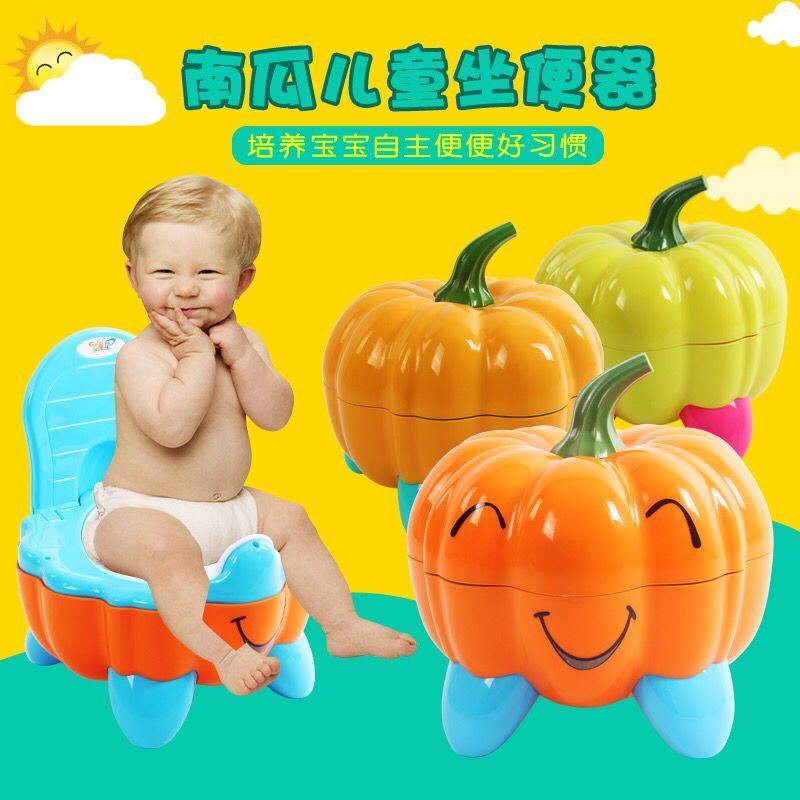 儿童坐便器加大号婴儿南瓜坐便器男女宝宝可靠背婴幼儿马桶|ruв категории подгузник/шампунь/вскармливать/тележка кроватью, парикмахерская/маникюрные ножницы/термометр ежедневный уход небольших товаров и т.д., детей стул - от Buy2taobao.com для оказания профессиональной услуги покупки агента Taobao