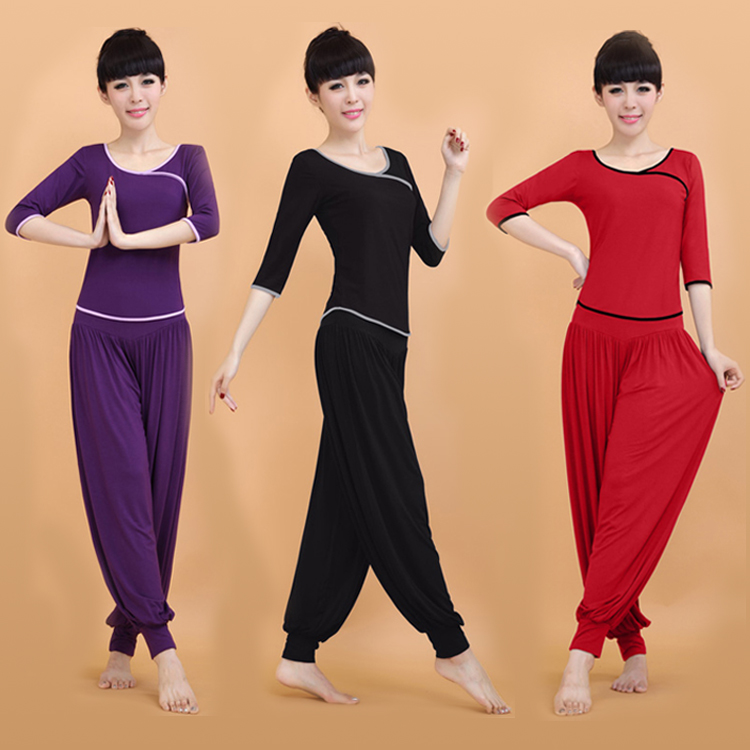 Yoga suit suit 7 points Sleeve Knickers Yoga Wear Fitness wear Dance costume modalin the Sports/Yoga/Fitness/Fans supplies , Yoga , Yoga clothes category - from Buy2taobao.com to provide professional Taobao agent buy service