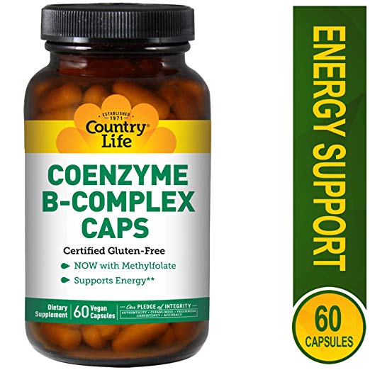 Country Life - Coenzyme B-Complex with Methylfolate - 60 Veg在類目 居家日用, 防護用品, 其它勞保用品中 - 來自Buy2taobao.com提供專業的淘寶代購服務