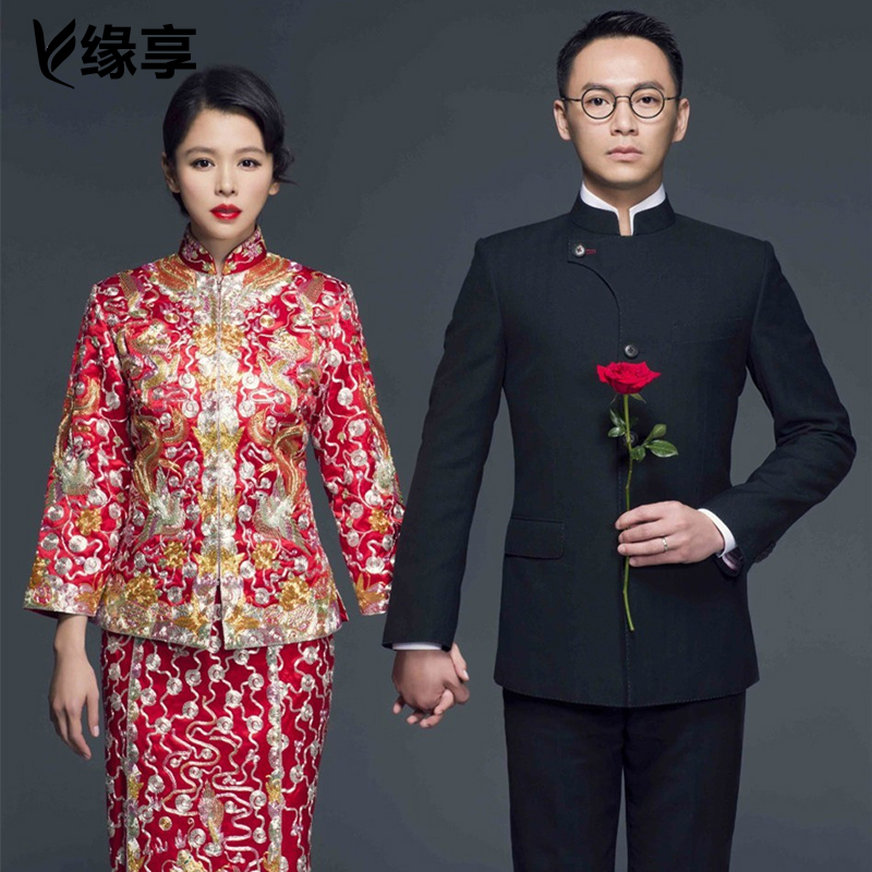 男青年装量身定制新郎婚服结婚婚庆中华立领中山装中式青年装定做在类目 男装, 西服套装中 - 来自Buy2taobao.com提供专业的淘宝代购服务