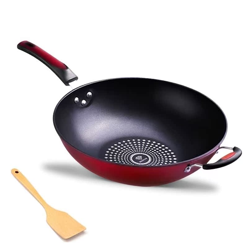 Cook Tablespoon household 34 new pattern Flat bottom Electromagnetic furnace Wok Iron pot Gas thickening Rust Pansin the Kitchen/Cooking utensils , Cooking utensils , Cookware/Pot/Kettle , Wok category - from Buy2taobao.com to provide professional Taobao agent buy service