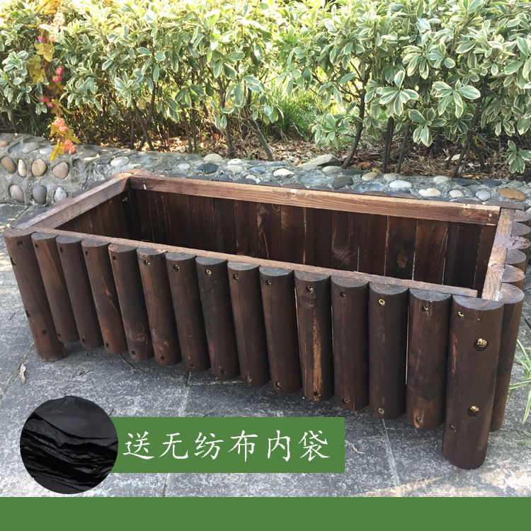庭院防腐木网格户外花箱长条实木花池花槽花盆长方形栅栏阳台花架在类目 商业/办公家具, 城市家具, 美化丰富空间设施, 花坛中 - 来自Buy2taobao.com提供专业的淘宝代购服务