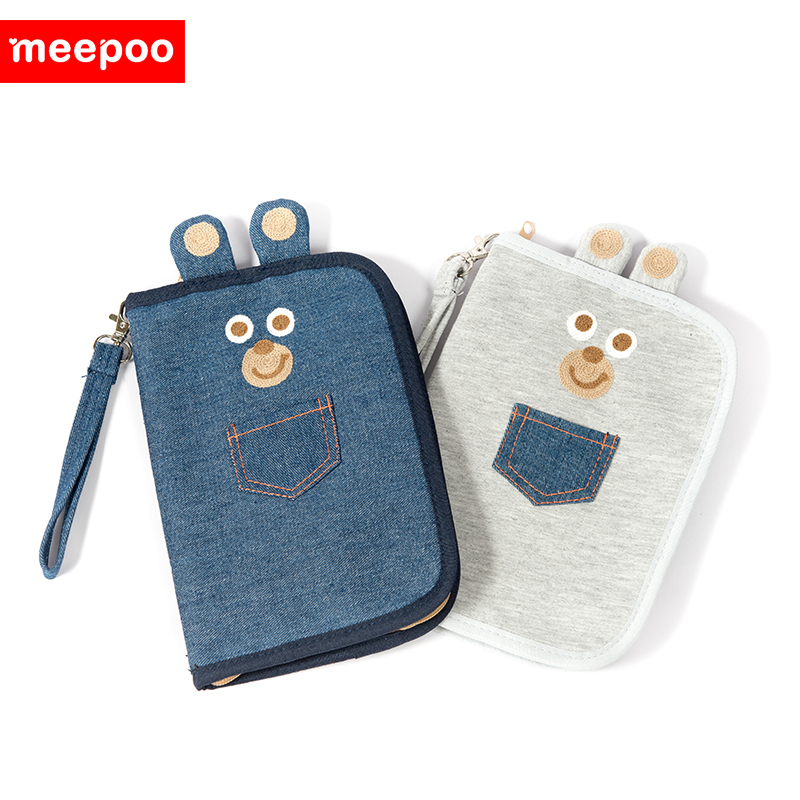 New products| meepoo lovely Little Bear Patch Mother and son Mother and Child Handbook Medicare card Credentials bag Mummy Bagin the Maternity/Maternal supplies/Nutrition , Mummy bag/Bag category - from Buy2taobao.com to provide professional Taobao agent buy service