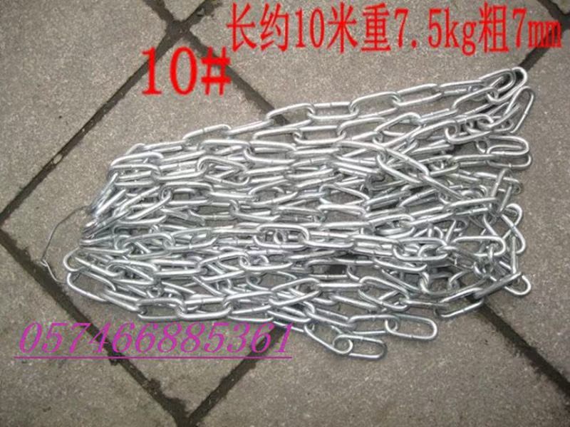 10号7mm粗镀锌铁链条防盗链条秋千铁链条铁链环警示护栏铁链条在类目 基础建材, 家用五金, 绳/链/钩, 铁环链中 - 来自Buy2taobao.com提供专业的淘宝代购服务