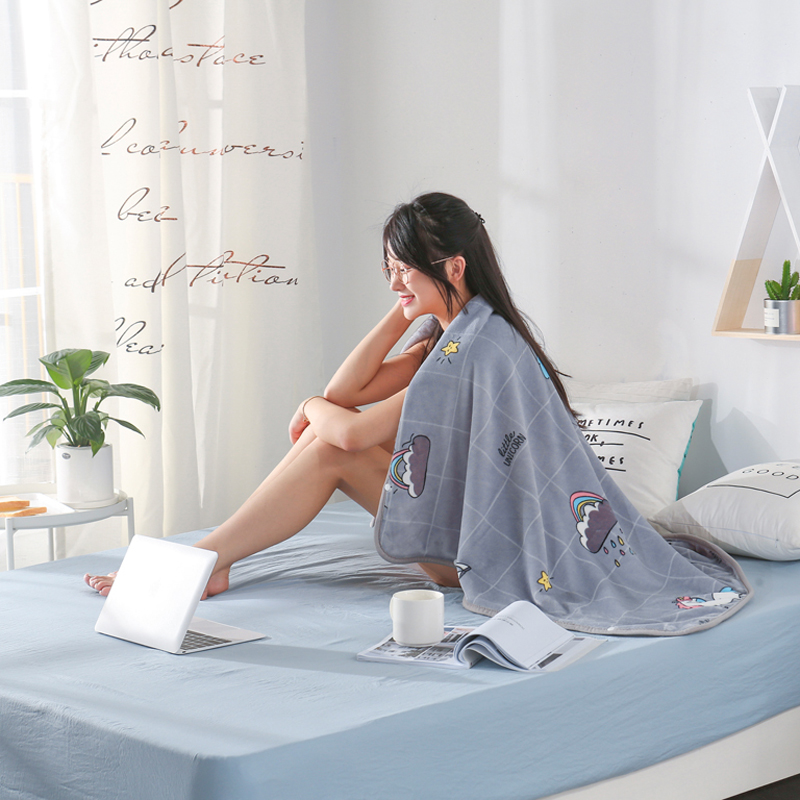 Office Nap blanket Lazy man Shawl Blanket cloak Coral summer Air blanket Small blanket Singlein the Bedclothes , Leisure blanket/Woolen blanket/Carpet category - from Buy2taobao.com to provide professional Taobao agent buy service