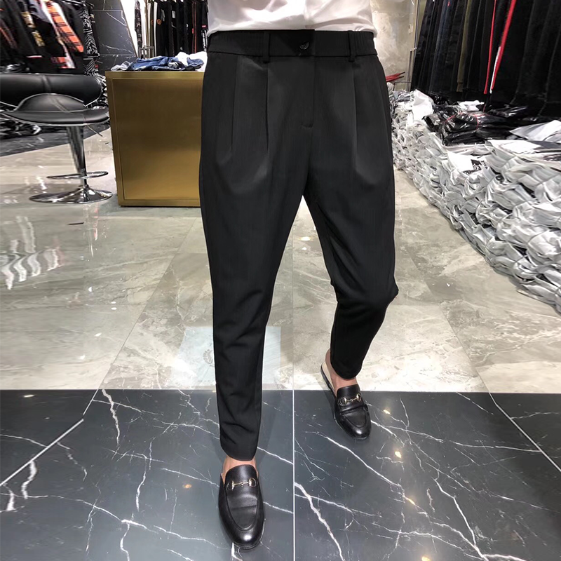 Fall M pants 2019 new pattern Korean Edition Trend stripe Haren pants Young men trousers Feet Casual pantsin the Men's clothing, Casual pants category - from Buy2taobao.com to provide professional Taobao agent buy service