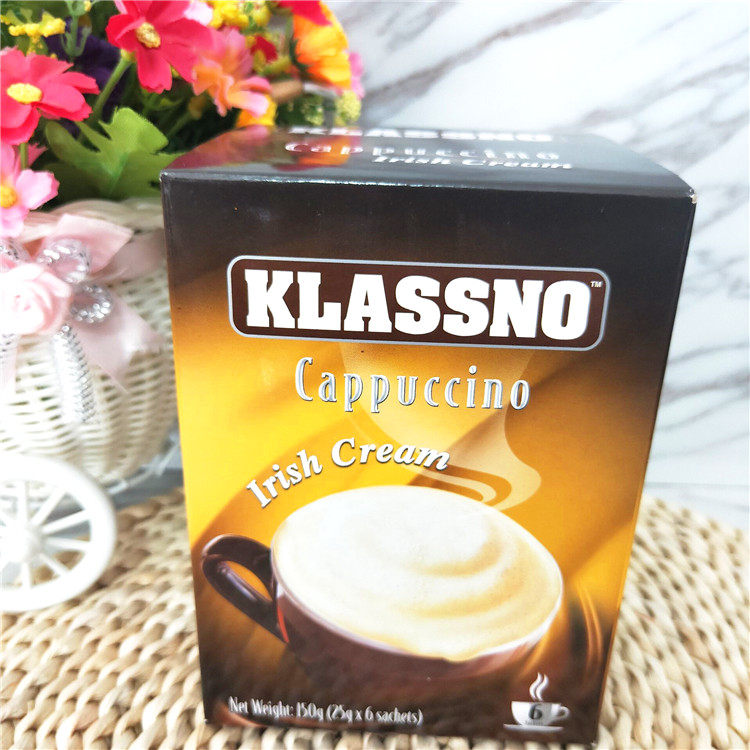 KLASSNO卡司诺卡布奇诺即溶咖啡爱尔兰口味临期马来西亚进口150克在类目 咖啡/麦片/冲饮, 速溶咖啡/咖啡豆/粉, 速溶咖啡中 - 来自Buy2taobao.com提供专业的淘宝代购服务