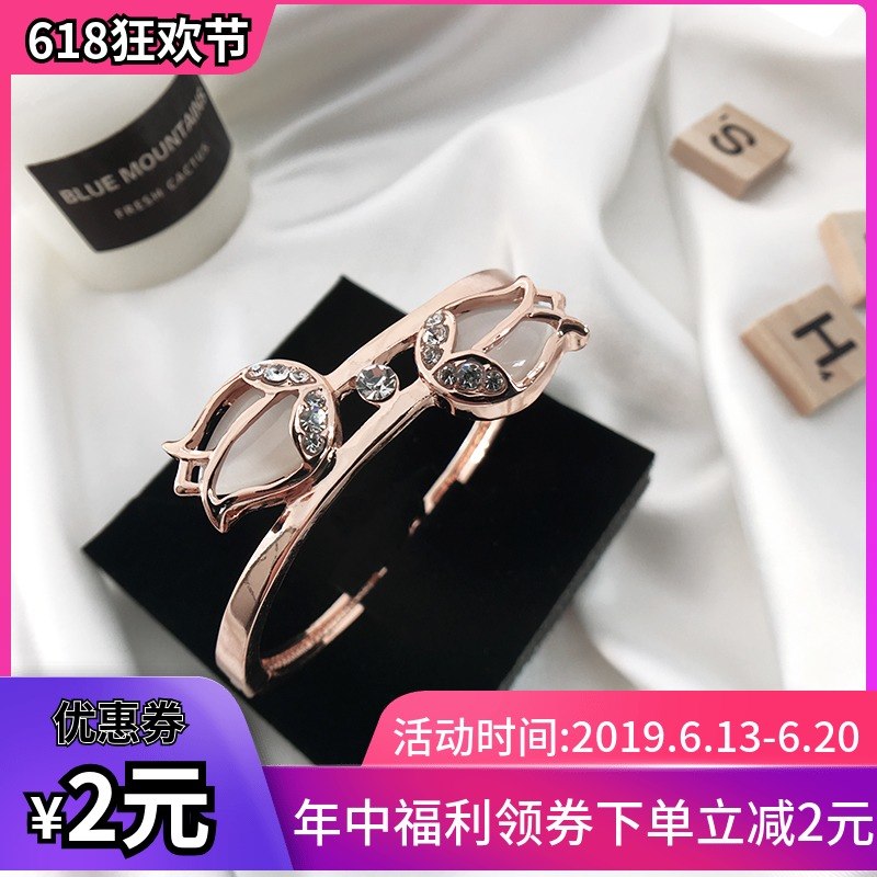 日韩国气质花朵超仙手镯女韩版简约水晶手链手环学生闺蜜百搭配饰在类目 饰品/流行首饰/时尚饰品新, 手镯中 - 来自Buy2taobao.com提供专业的淘宝代购服务