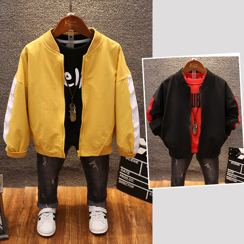 Boys' Jackets 2019 spring and autumn new pattern children Korean Edition handsome coat CUHK spring clothes coatin the Children/Baby/Family fitted , Coat/Jacket/Overcoat , Jacket/Leather clothing category - from Buy2taobao.com to provide professional Taobao agent buy service