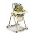 美国直邮 Fisher Price 费雪便携可移动婴儿餐椅/餐桌 带雨林玩具