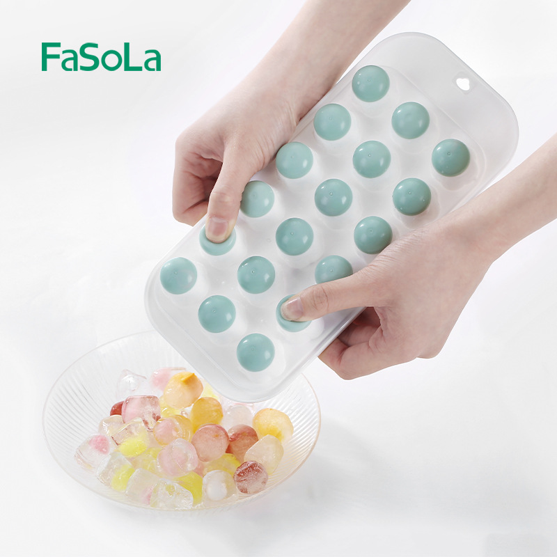 日本Fasola底部硅胶冰块模具制冰盒带盖家用冻冰块制冰器冰格模具在类目 厨房/烹饪用具, 厨用小工具/厨房储物, 厨房电器配套用品, 冰格/制冰袋中 - 来自Buy2taobao.com提供专业的淘宝代购服务