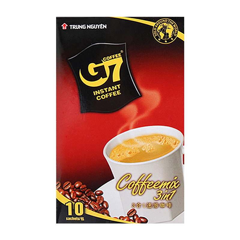 包邮进口咖啡饮料越南G7中原原味三合一速溶咖啡粉16g*10袋/盒在类目 咖啡/麦片/冲饮, 速溶咖啡/咖啡豆/粉, 速溶咖啡中 - 来自Buy2taobao.com提供专业的淘宝代购服务