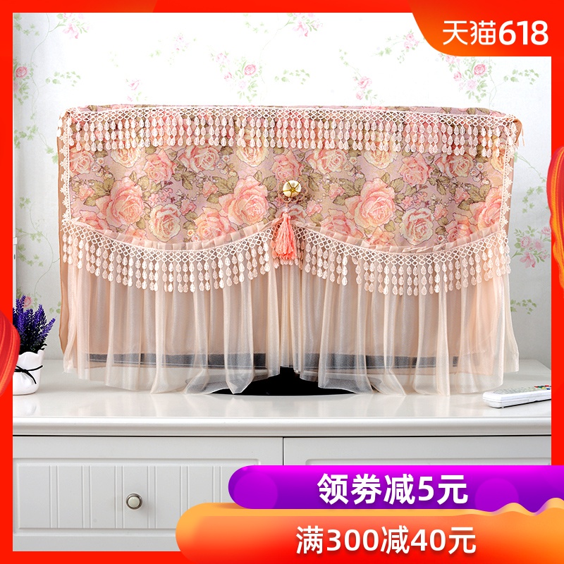 TV hood 55 inch European style TV cover 50 liquid crystal Hanging type TV sets Simplicity dust cover Gabionin the Home Fabric , Dust protection cover , TV cover category - from Buy2taobao.com to provide professional Taobao agent buy service