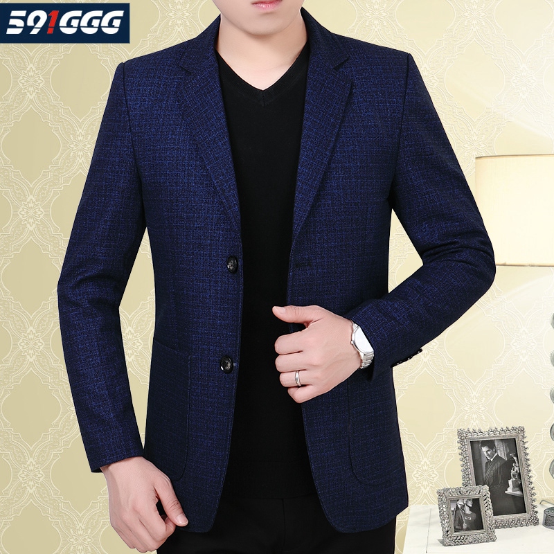 591GGG Men's Suit 2019 new pattern Spring middle age dad jacket leisure time spring and autumn singleton Fur man 's suitin the Men's clothing, Suits category - from Buy2taobao.com to provide professional Taobao agent buy service