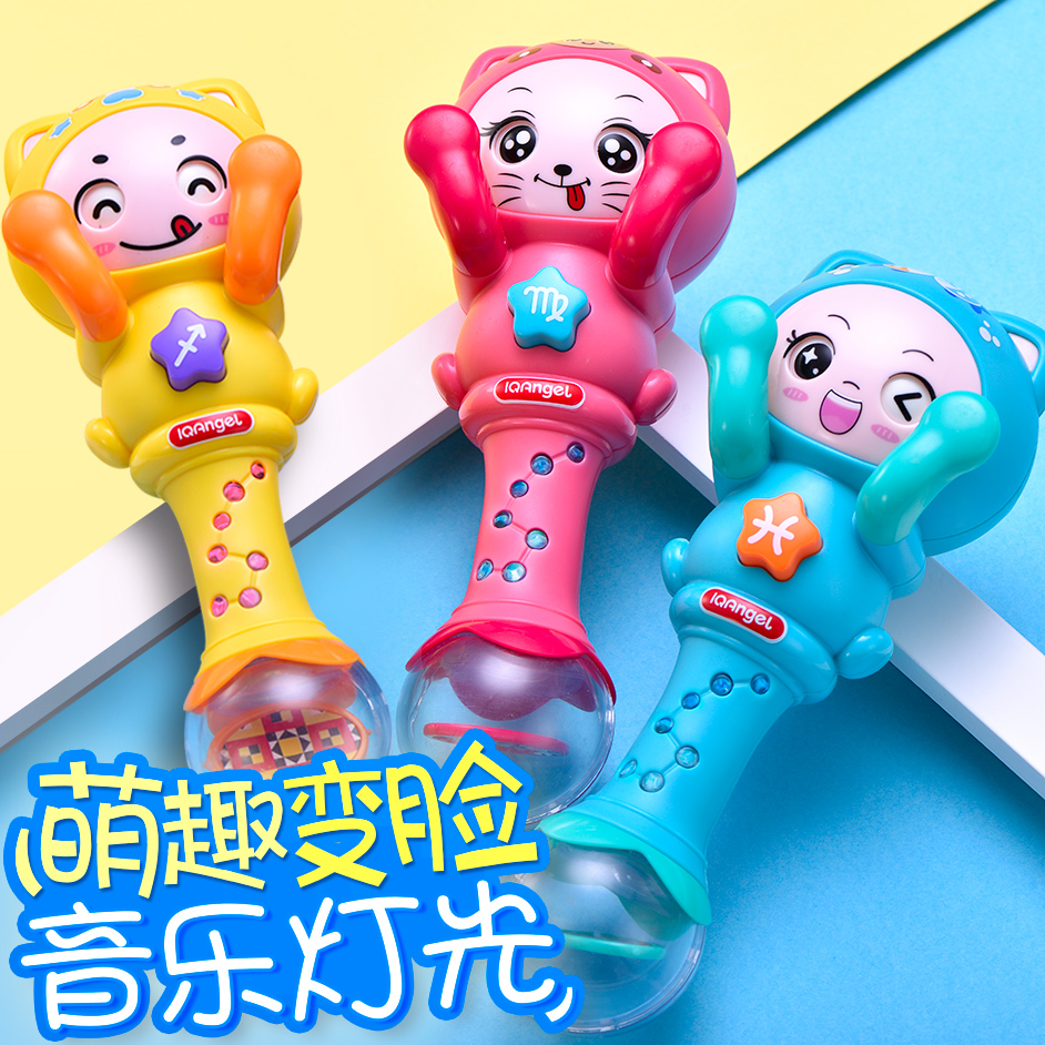 婴儿摇铃手摇铃宝宝玩具音乐节奏棒0-3-6-12个月婴幼儿益智0-1岁|msdalam kategori Toy/bayi/teka-teki/blok bangunan/model, kanak-kanak Bell/bermain kain/menyenangkan hati mainan, mainan kerincingan - dari Buy2taobao.com untuk memberikan perkhidmatan ejen Taobao profesional membeli