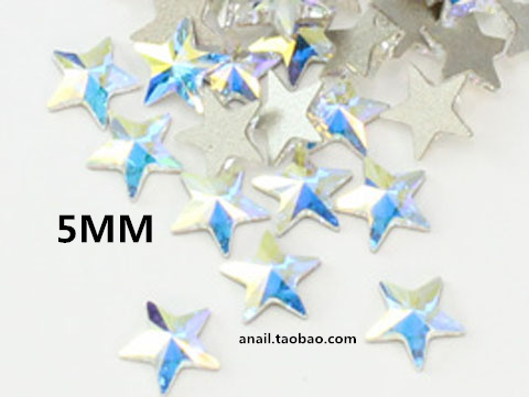 AB Five-pointed star Wuxing 2816 Swarovski quality goods Nail enhancement Special-shaped Flat Drill 5MM Single pricein the Accessories/Fashion Jewelry, Other Jewelry category - from Buy2taobao.com to provide professional Taobao agent buy service