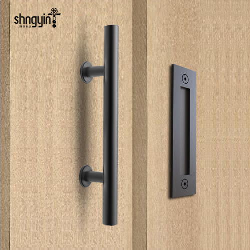 Barn black handle Sliding door circular Dark handle Modern minimalist high-grade Stainless steel cupboard handle Door handlein the Basic building materials , Home Hardware , Handle , Handle category - from Buy2taobao.com to provide professional Taobao agent buy service