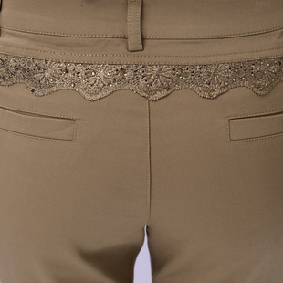 定革<em>马裤</em>女裤<em>秋冬</em>裤长裤<em>女</em>韩版时尚长裤中年女