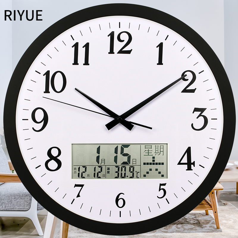 16 inch Calendar Wall clock a living room quartz clocks and watches calendar modern Simplicity atmosphere household Mute bedroomin the Home Daily , Bell , Wall clock category - from Buy2taobao.com to provide professional Taobao agent buy service