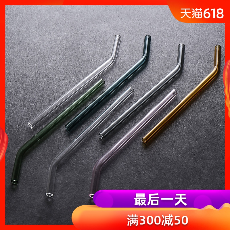 耐热玻璃吸管彩色创意艺术吸管高硼硅玻璃果汁牛奶扁嘴旋转弯吸管|msdalam kategori pinggan mangkuk, Cup/cawan/cerek, Straw - dari Buy2taobao.com untuk memberikan perkhidmatan ejen Taobao profesional membeli