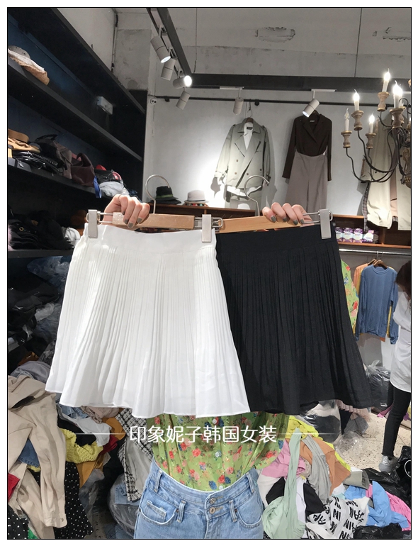 Korean stock 2019 Spring CHERRY YA fashion Solid Elastic waist Bouffancy skirtin the Women's clothing/Boutique , Skirts category - from Buy2taobao.com to provide professional Taobao agent buy service