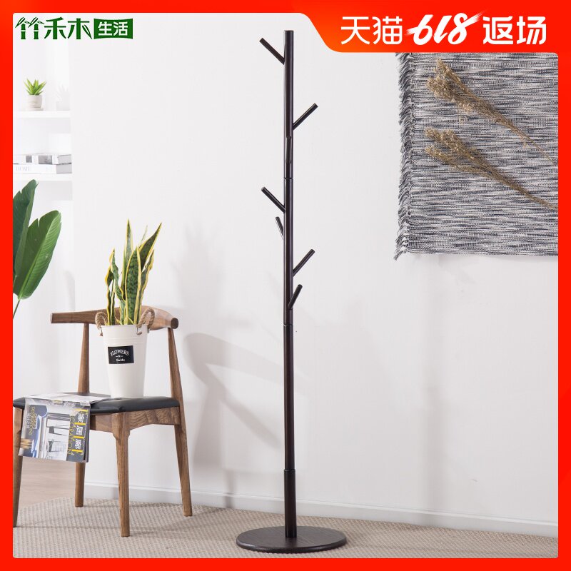 实木衣帽架落地挂衣架卧室衣服架子欧式简约挂包架简易立式帽子架在类目 住宅家具, 架类, 衣帽架中 - 来自Buy2taobao.com提供专业的淘宝代购服务