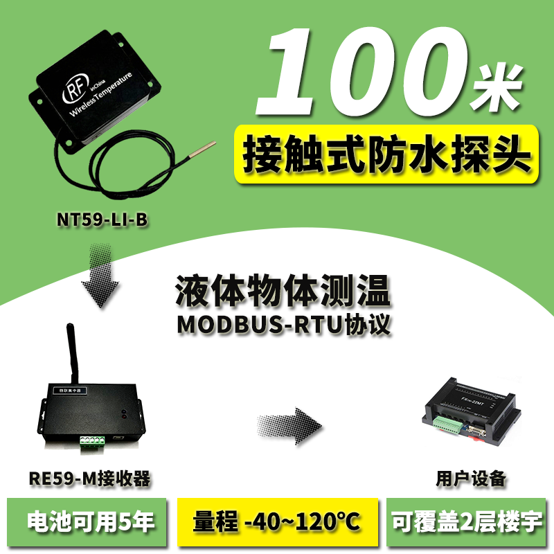 100 rice NT59 wireless thermodetector Industry wireless temperature sensor Temperature record analysis MODBUSin the Hardware/Tool , Instrumentation , Thermometer category - from Buy2taobao.com to provide professional Taobao agent buy service