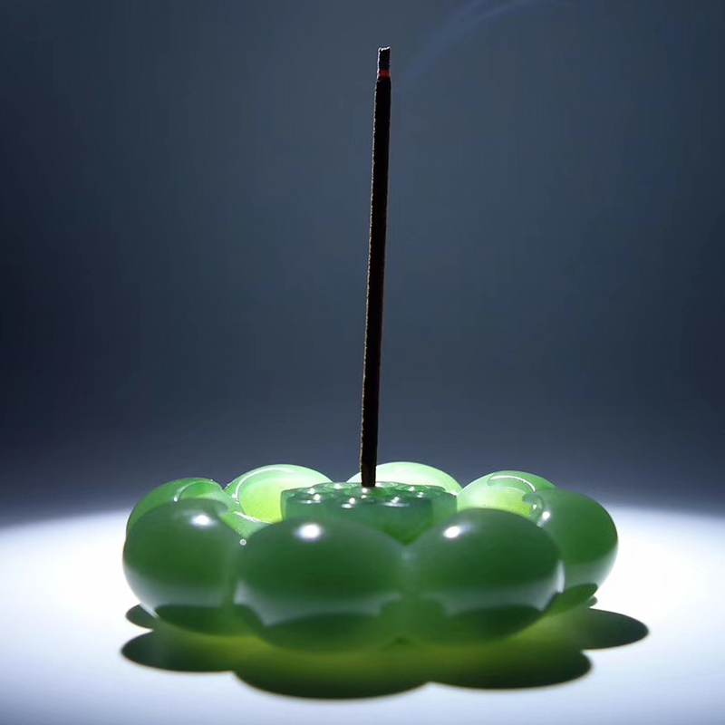 Nephrite Jasper Lotus Xiangjian Decoration Miscellaneous items tea set Aromatherapy Supplies Fragrant dish Lotus Perfume boxin the Jewelry/Diamond/Jade/Gold , And nephrite , Choker category - from Buy2taobao.com to provide professional Taobao agent buy service
