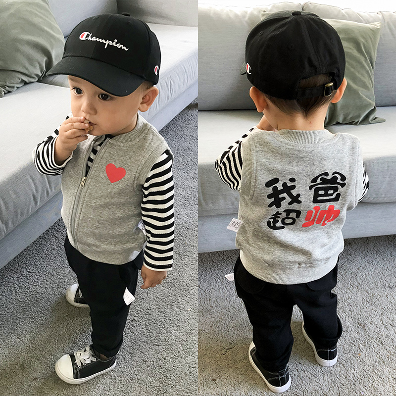 嬰兒童小馬甲女童男童春秋薄款背心冬季外穿寶寶潮童洋氣嬰幼兒在類目 童裝/嬰兒裝/親子裝, 馬甲中 - 來自Buy2taobao.com提供專業的淘寶代購服務