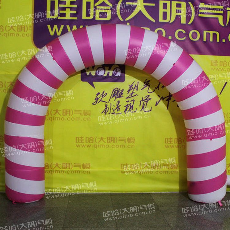 圣诞节装饰拱门气模 商场酒吧游乐场美陈条纹拱门 充气拱门气模|ruв категории фестиваль товаров/подарок, рождественских товаров/подарок/украшения, рождественские украшения - от Buy2taobao.com для оказания профессиональной услуги покупки агента Taobao
