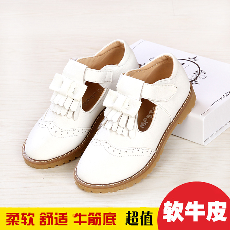 Girls' Shoes genuine leather spring and autumn 2019 Princess shoes Korean Edition black children student CUHK Girls Shoesin the Shoes/Baby Shoes/Parent-child shoes , Leather shoes category - from Buy2taobao.com to provide professional Taobao agent buy service