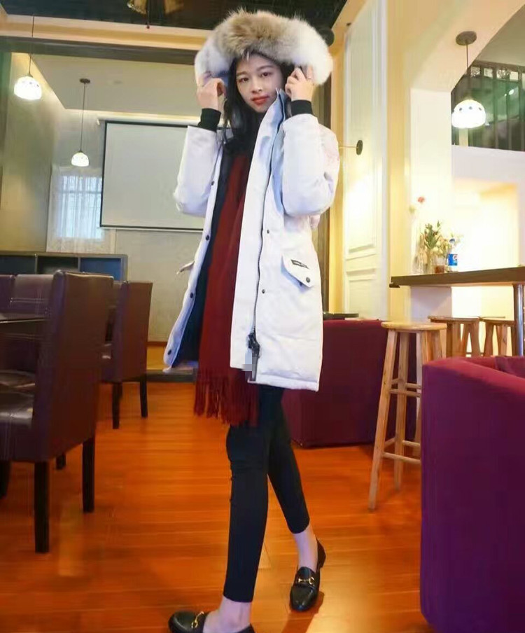 冬季户外女士滑雪羽绒服中长款防水防风狼毛领加厚外套|msdalam kategori sukan/pakaian kasual, jaket sukan - dari Buy2taobao.com untuk memberikan perkhidmatan ejen Taobao profesional membeli