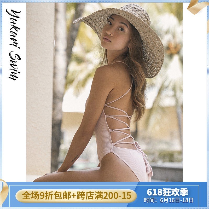 YUKARISWIM overlapping Bandage Piece swimsuit Self cultivation sexy Show thin Backless Bikiniin the Sports/Yoga/Fitness/Fans supplies , Swim , Piece swimsuit category - from Buy2taobao.com to provide professional Taobao agent buy service