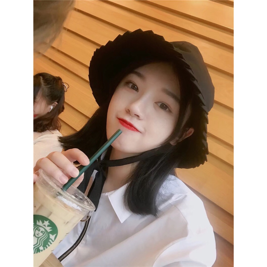 日系可爱少女心百褶边渔夫帽子女夏季遮阳帽复古休闲文艺盆帽韩版在类目 服饰配件/皮带/帽子/围巾, 帽子中 - 来自Buy2taobao.com提供专业的淘宝代购服务